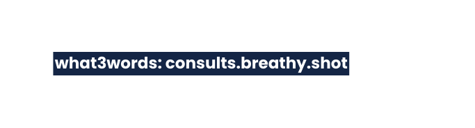 what3words consults breathy shot