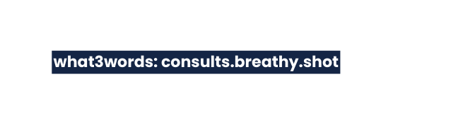 what3words consults breathy shot